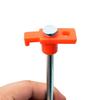 4pack Ice Fishing Shelter Anchors Wind Resistant Stakes Portables Tent Pegs for Secure Tent Attachments