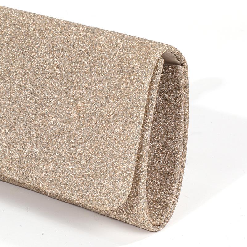 New Color Simple Horizontal Square Personalized Portable Dinner Elegant Temperament Fashion Clutch Eveningbag