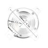 CNC 104BCD Elektrofahrrad Kettenblatt Adapter Aluminium Kettenblatt Spider Adapter für TSDZ2