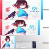 Anime Mauspade Yuki Aim Mauspade HD Druck Großes Gaming-Mauspad Spielzubehör Computertastatur Schreibtischmatte XL Gamer-Mauspad