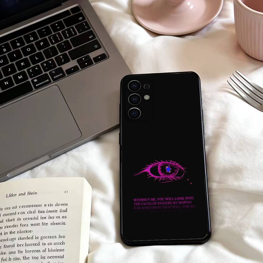 Fluorescent iridescent couple patterns Phone Case For Samsung S25,24,23,22,30,21,10,9,Ultra,Plus,Lite,FE,4,5 G Soft Black Case