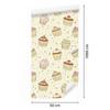 Sweet Cupcakes Wallpaper for Living Room and Bedroom 50x1000