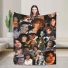 Super Soft Blanket Students Airplane Travel Conan Gray Printed Bedding Throws Flannel Bedspread For Bedroom Sofa Bed Cover