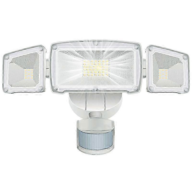 Luce di Sicurezza, Faro Regolabile con Rilevamento del Movimento IP65 Impermeabile, Luce Esterna con Sensore di Movimento