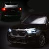 1:24 BMW X5M X5 F95 Mpower SUV Alloy Car Model Sound and Light Pull Back Children's Toy Collectibles Birthday Gift