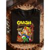 Vivace Bandicoot Crash Graphic T-Shirt - Soft Breathable Slim Fit Unisex Crew Neck Tee with Vibrant Bandicoot Crash Print, Stretch Fabric for