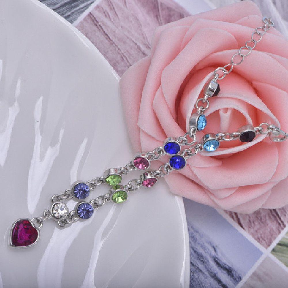 

Мода Сердце Созвездие Браслет Бриллиантовые Аксессуары Ювелирные Изделия Браслет Кристалл Браслет