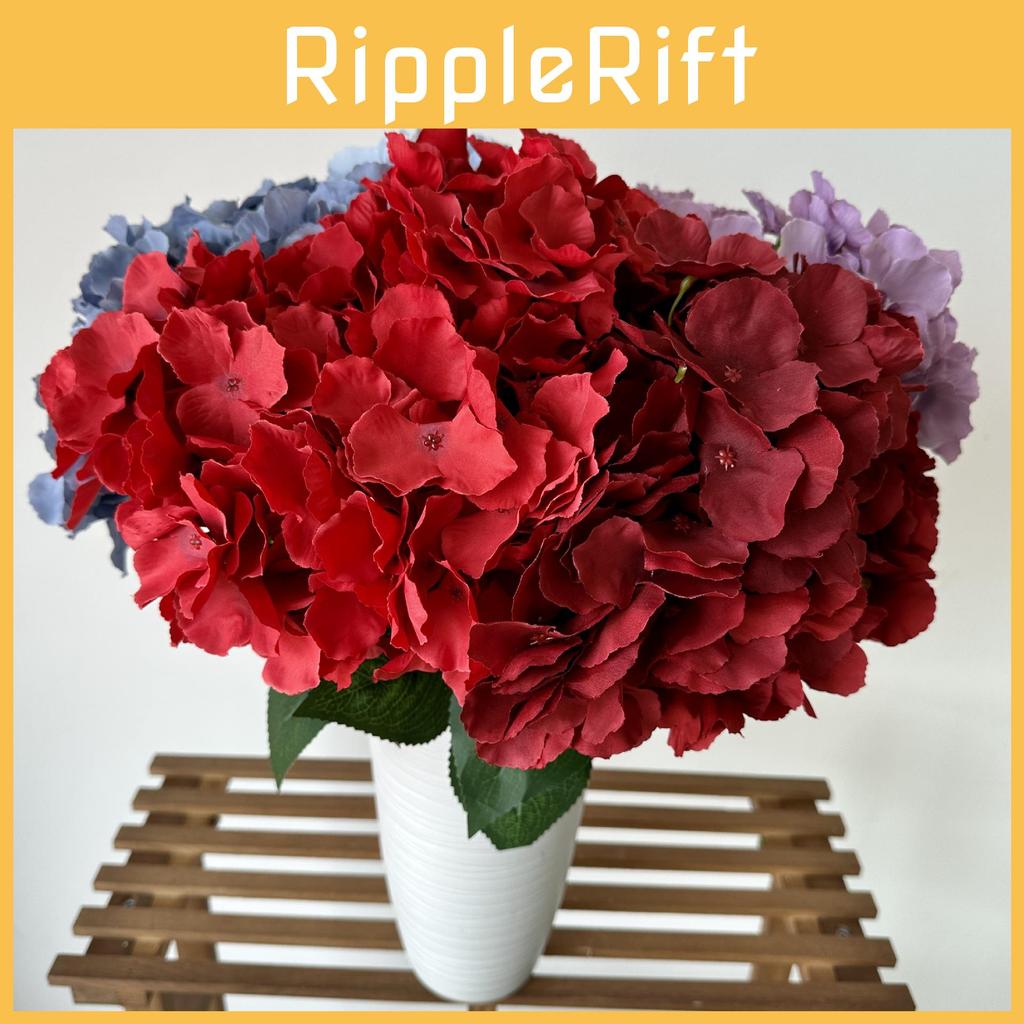 Elegancka Ręcznie Robiona Jedwabna Hortensja Do Wystroju Domu i Dekoracji Ślubnych