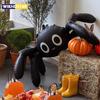 Halloween 3D Black Spider Balloon Ghost Festival Party Decorations Trick Toy Balloon Halloween Party Supplies Inflatable Ballon