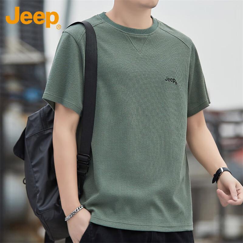 JEEP Men s Waffle Knit Short Sleeve T-Shirt 3XL 2790₽