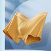 Yousheng Men Underpants Soft Cotton Boxer Briefs Moisture-Wicking Breathable Solid Color Underwear with Wide Elastic Waistband