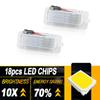 2pcs OEM Canbus LED Number License Plate Light Lamp For Ford Focus 5d 2009-up Mondeo 2008-up Fiseta 2009-up 6000k White 12V