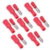 50 Pairs Insulated Wire Terminals Male Female Quick Crimp Butt Connectors for 22‑16 AWG