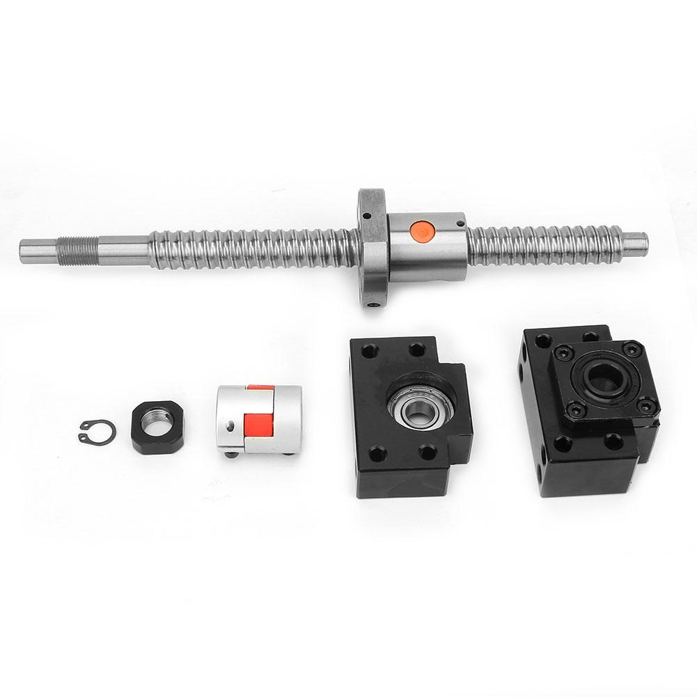 

SFU1605 Stainless Steel Ball Screw 250mm & Nut & BKBF12 Support & 6.35*10mm Coupling