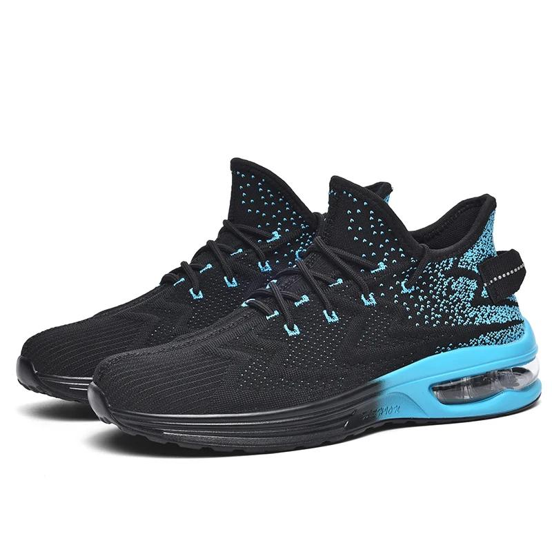 New Men's Air Cushioned Sports Shoes, Fashionable and Versatile, Breathable Mesh, Comfortable and Non Slip Running Shoes 39-46