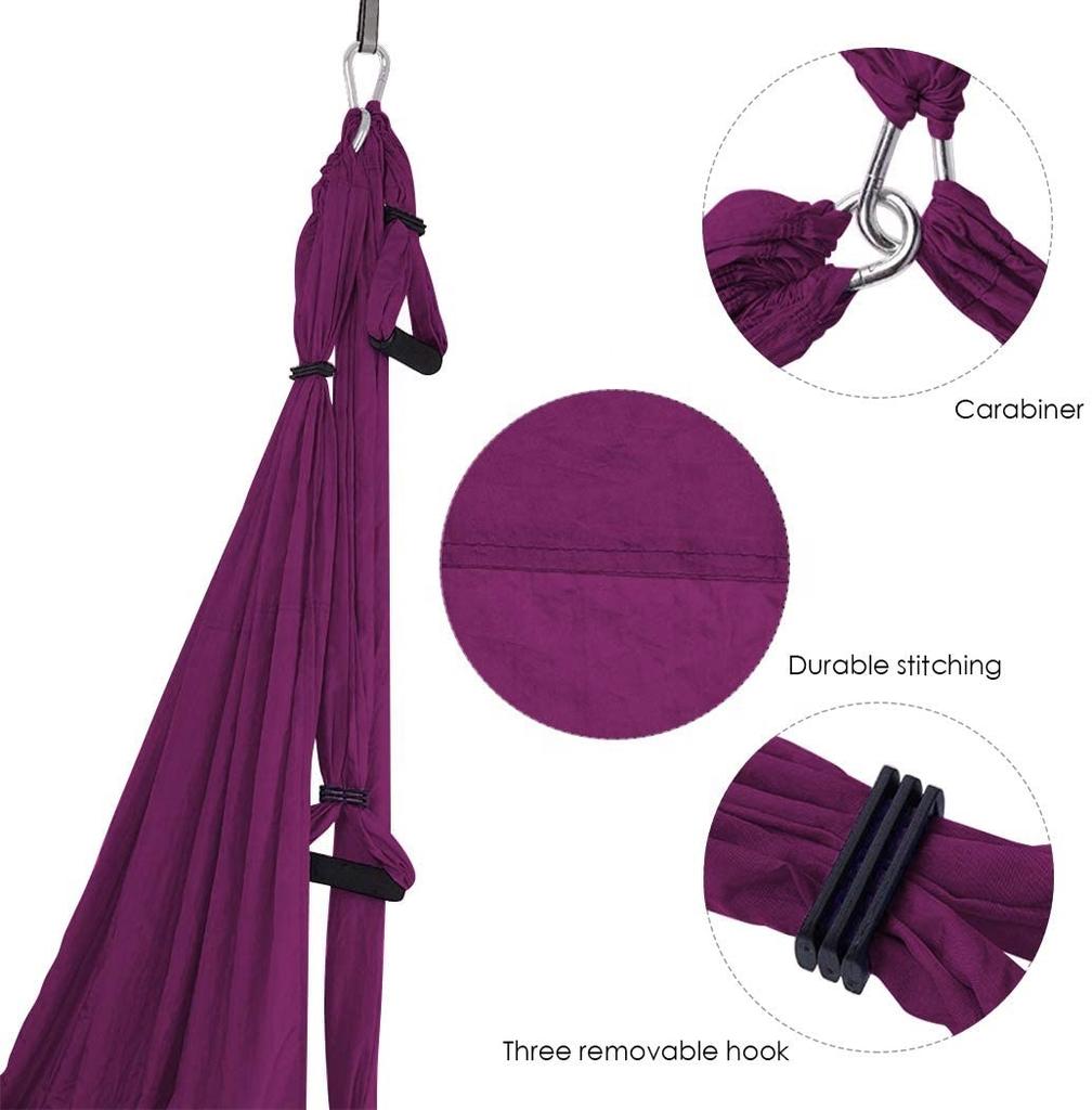 Foldable Fabric Yoga Swing Aerial Yoga Straps for Outdoor Fitness Living Room Furniture
