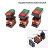 Top-of-the-Line Two-Function Button APBB-22N Double Bulb Oval Lighted Push Switch