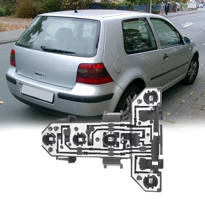 Rear Tail Light Circuit Board for Golf MK4 Hatchback 1998-2005, 1J6945257 Socket Board, No Bulbs Included for Rear Lamp Repair Use