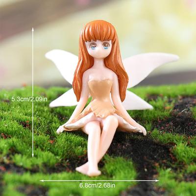 Miniatur Feengarten Zubehör, Kleine Feenfiguren für Feengarten, Blumentopf, Heimdekoration, Geburtstagstortenaufsatz