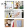 3Pcs Wall Hook Strong Load-Bearing Waterproof L-Shaped Traceless Hanger Traceless Bathroom Kitchen Hook