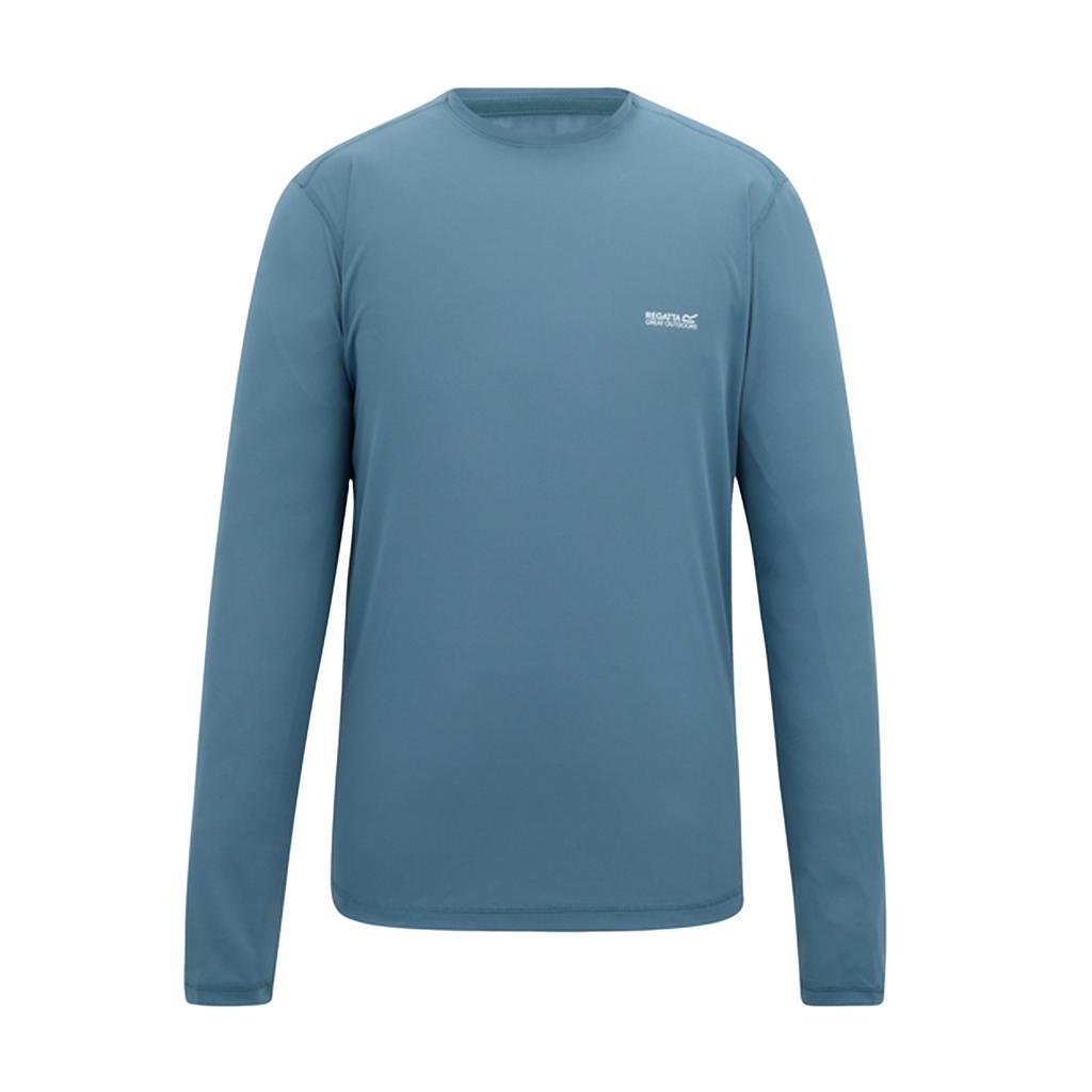 Regatta Mens Mindo Logo Long-Sleeved T-Shirt