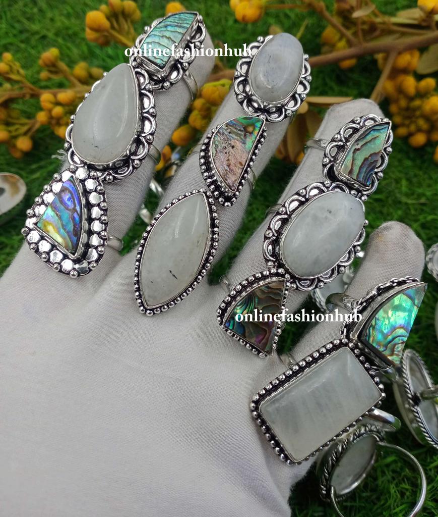 Pierre Gemme Jaspe Mosaïque Plaqué Argent Sterling 925 Pendentif Bijou Quity NST-QP5