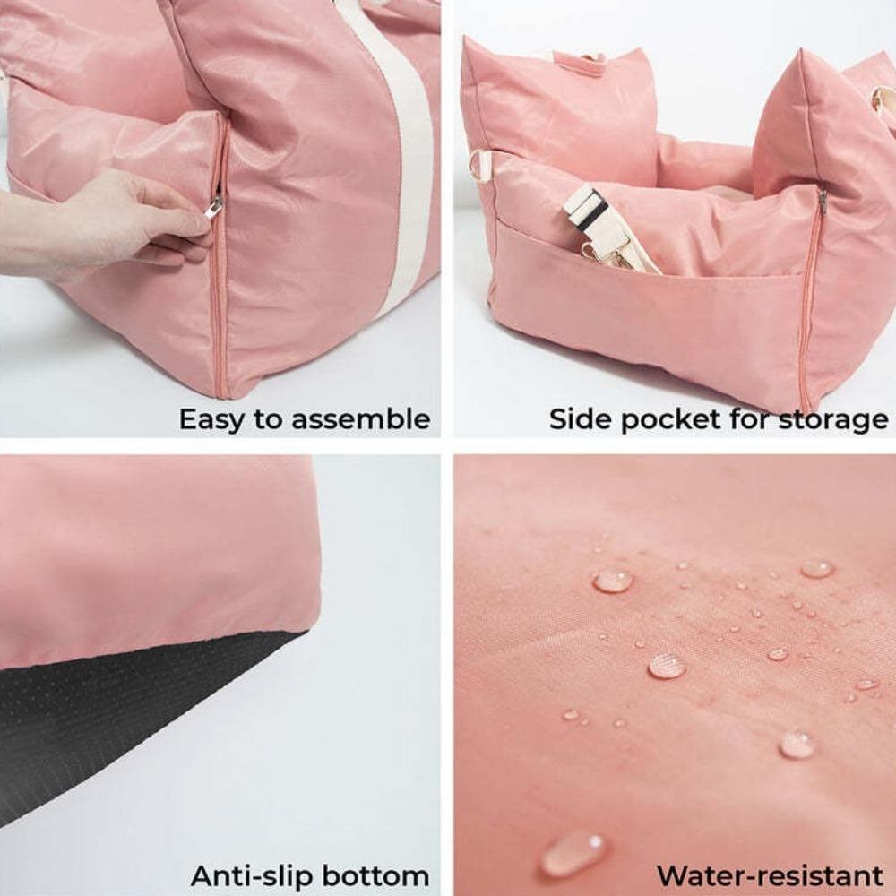 Car Dog Bed Non-slip Bottom Pet Bed for Dog Waterproof Portable Four Seasons Pet Large Sofa Soft Travel Dogs Accessories