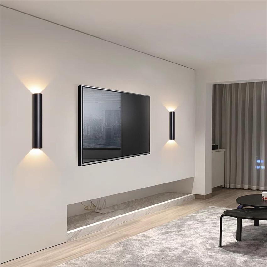 Indoor Wall Lights 12W Wall Lamp Led Up and Down Lights Internal Wall Lighting for Living Room Hallway Corridor Bedrooms