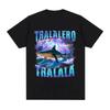 Funny Tralalero Tralala Italian Brainrot Shark Meme Graphic T-shirts Men's Women Clothing Fashion T Shirts Summer Cotton T Shirt