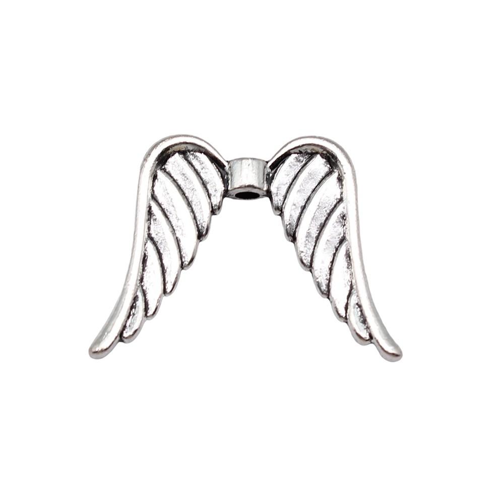 Angel Wing Beads Spacer Small Hole Butterfly Charms For Spiritual Jewelry