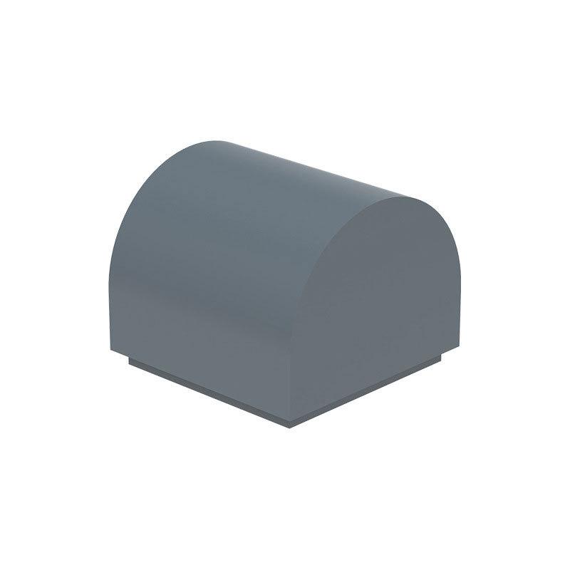 

10PCS 49307 1x1x2/3 Double Curved Top Constructing Blocks MOC Slope Compatible with Brick Children Toys Gift Box 10pcs темно-сірий колір