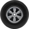 Solid PU Run-Flat Tire Wheel, 10", 2-Pack, 180 lbs Dynamic Load, 220 lbs Static Load, Flat Free Tubeless Tires and Wheels for Hand Truck, Utility