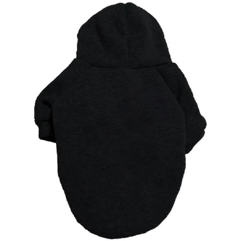 Hot-selling Blank Large Dog Hoodie Customizable Windproof Cartoon Design Warm Fleece Pet Sweatshirt Oversized Summer Multiple