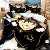 Anime Black Clover Asta Bedding Set Duvet Cover Bedroom Comforter Covers Single Twin King Size Quilt Cover Home Textile 2/3PCS