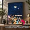Personalized Eevee Evolutions Diamond Art Custom Name 5D Diamond Painting Full Drill DIY Craft