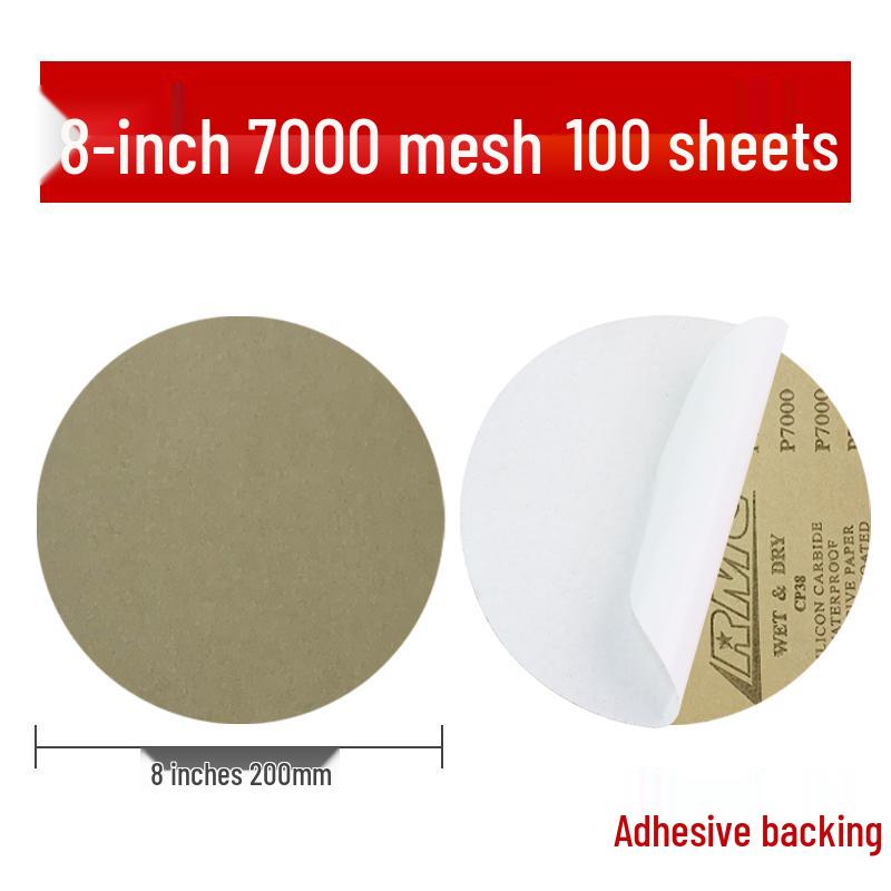 Eagle Brand 8-inch Wet/Dry Metallographic Sanding Disc for Woodworking and Polishing