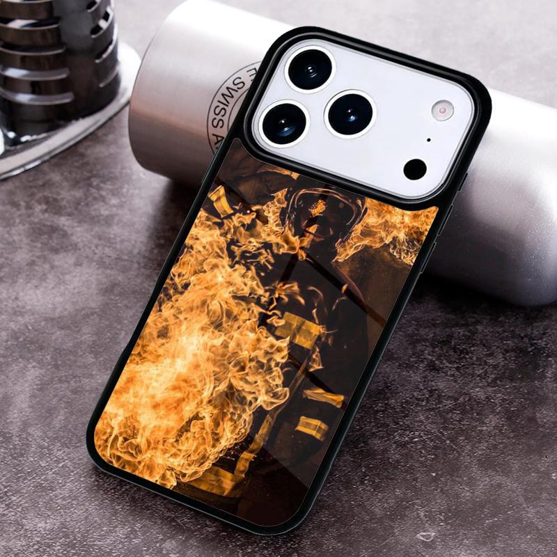 Firefighter Fire Department Fireman Phone Case for iPhone 17 16 15 Pro Max Air 14 13 12 11 Plus Shockproof Cover