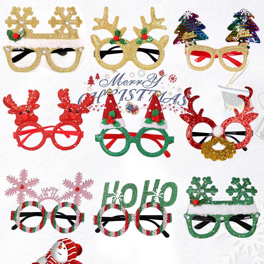 Cartoon Eyewear Festive Featuring Antler Designs Ideal For Christmas Celebrations And Holiday Gatherings