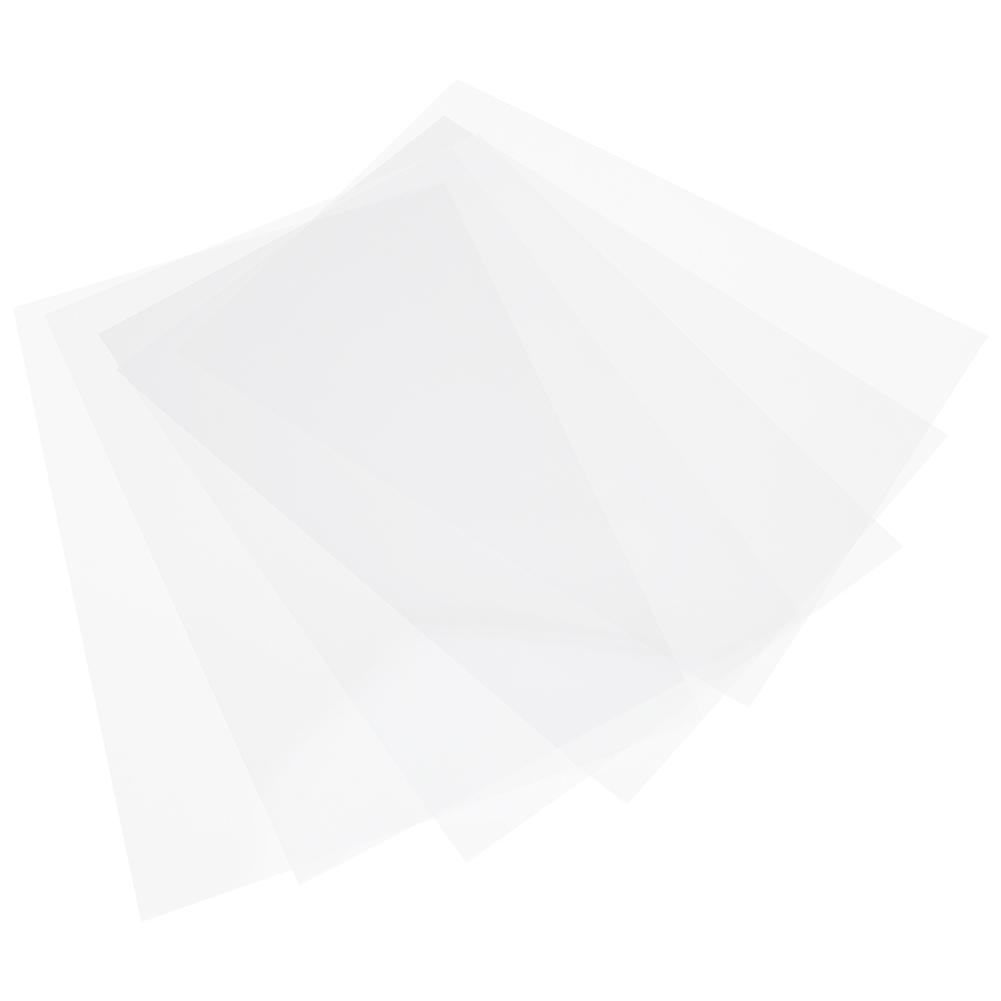 10Pcs Shrink Film Semitransparent Frosted Heat Shrinkable HandPainted  Sheet 0.2mm 2029#