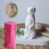 Flexuble Silicone Candle Mold 3D Meerkats Figurines Home Decoration Mould Creative Handmade Projects Accessories