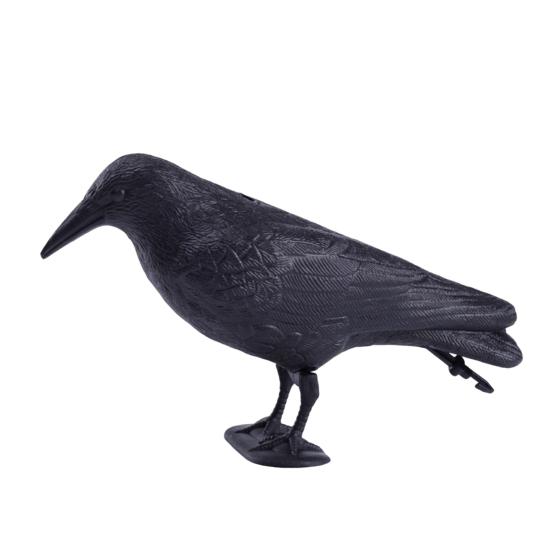 Realistic Crow Design Ornament Crow Decoration with Feather Texture Stable