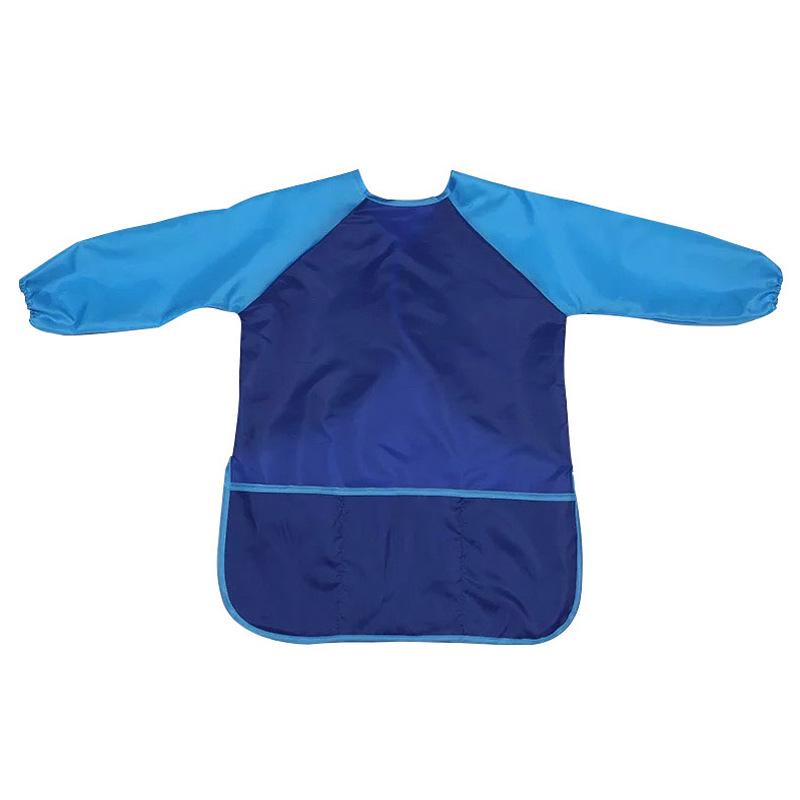 Children's Long-Sleeve Art Smock & Bib - Anti-Stain for Early Education and Kindergarten