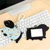 PU Leather Leather Dog Pendant Multifunction Cartoon Keychain Fashion Card Case  Male/Famale