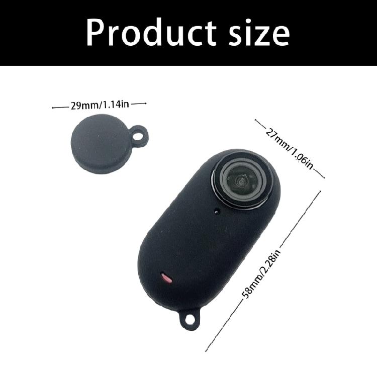 Comprehensive Silicone Guard Kit Including Case Cover And Straps Ensuring Total Safe for GO3/ 3S Action Camera