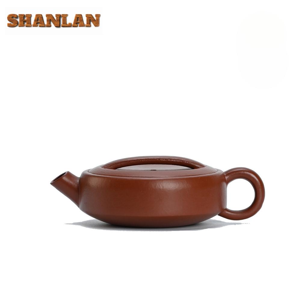 100ml Yixing Purple Clay Teapots Handmade One Tile Pot Raw Ore Zhu Mud Kettle With Infuser Chinese Zisha Tea Set Cafes Supplies
