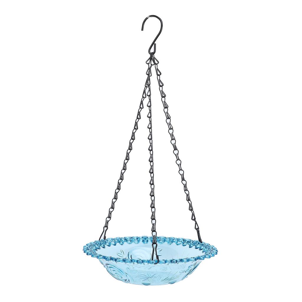 Solar Bird Bath Fountain for Outdoor Plastic Hanging Solar Powered Hummingbird Water Fountain for