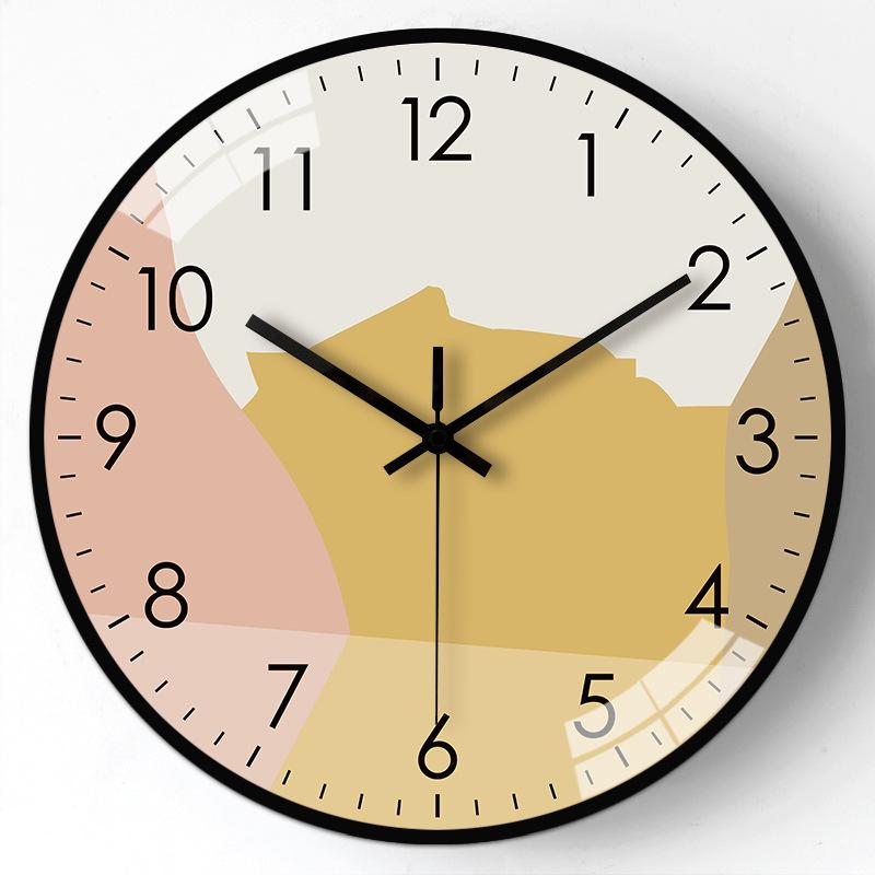 10-inch 25cm Creative Personalized Wall Clock Home Living Room Bedroom Clock Mute Wall Quartz Clock