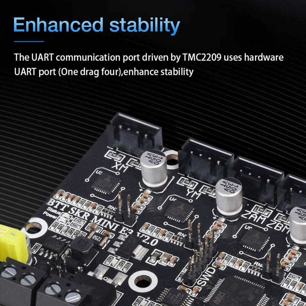 32Bit Silent Motherboard Integrated SKR Mini E3 V2.0 Control Board with TMC2209 UART-Stepper Motor Driver forEnder3 CR10