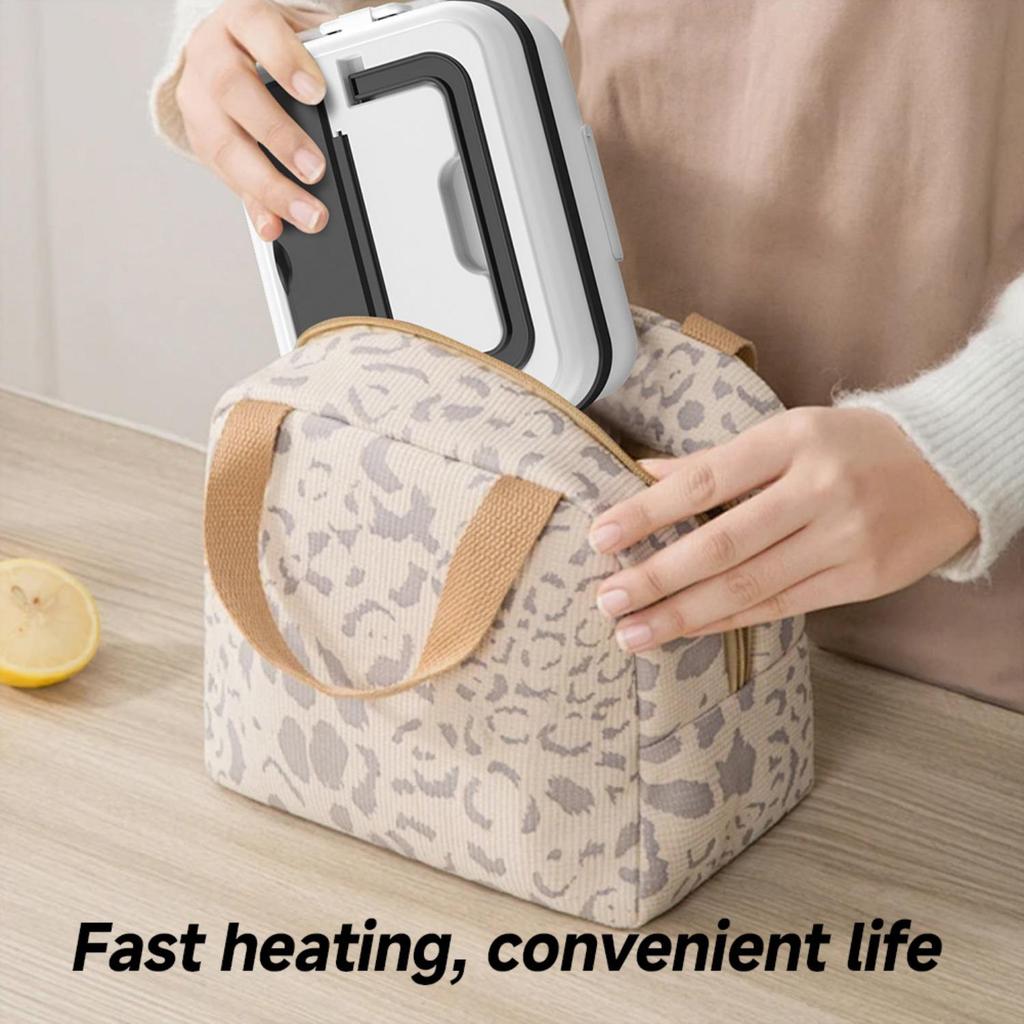 Cordless Electric Lunch Box-Portable Electric Lunch Box.Automatic Heating Function, Large Capacity Stainless Steel Container, Suitable for Adults