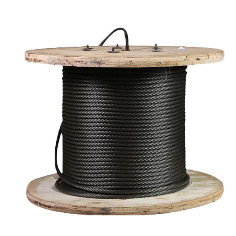 15mm 6-Strand Hemp Core Oiled Steel Wire Rope